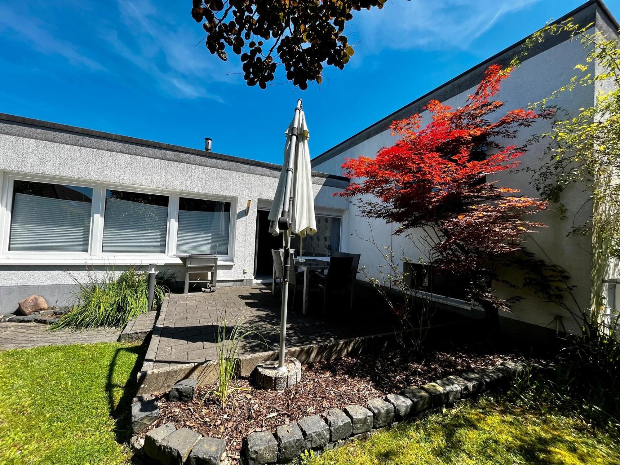 Ferienwohnung Ferienhaus Windmuehlenweg Mit Garten Spenge Exterior foto