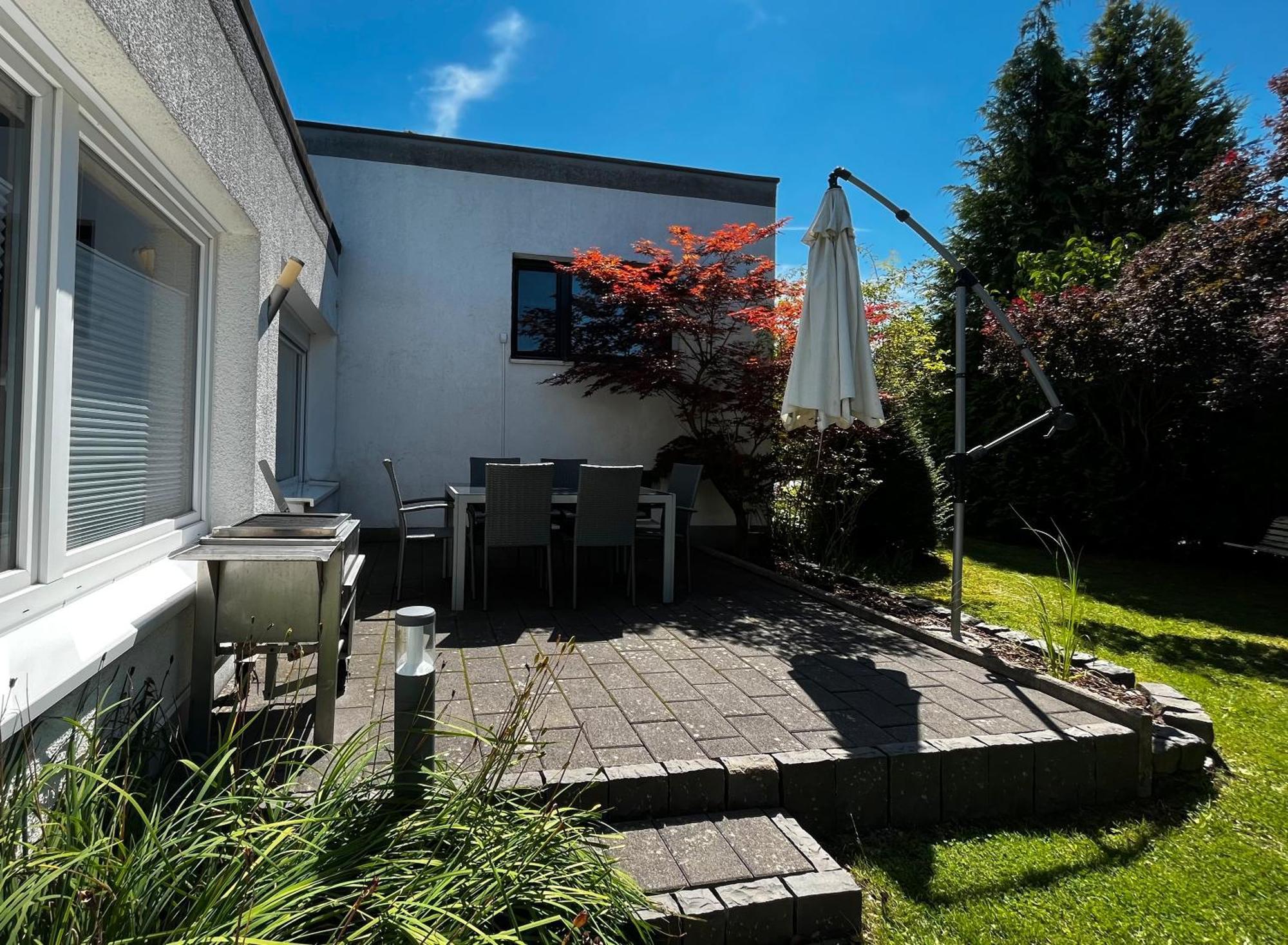 Ferienwohnung Ferienhaus Windmuehlenweg Mit Garten Spenge Exterior foto